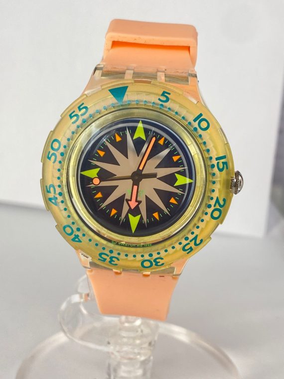 Reloj Swatch SDK108/9 "MINT DROPS" Scuba Original: 40mm