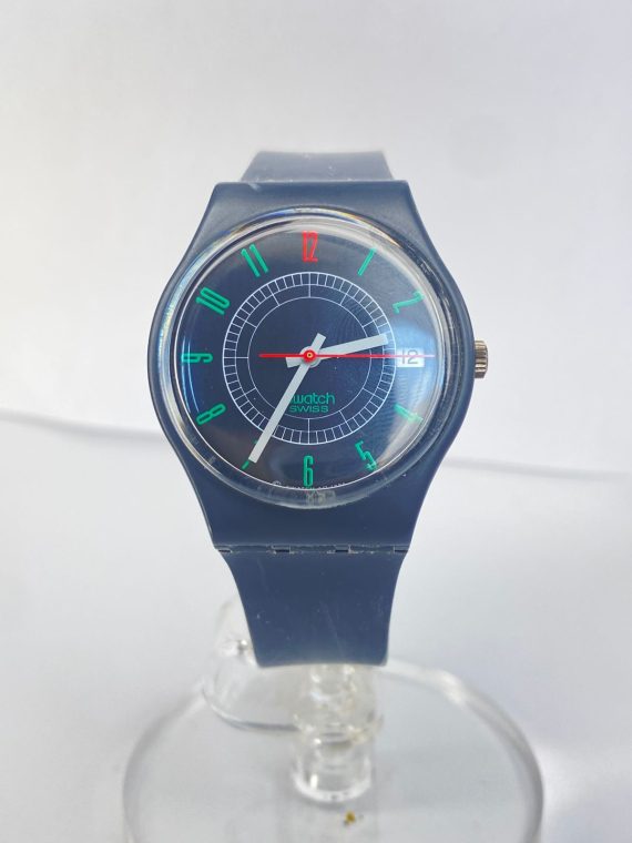 Reloj Swatch Azul Oscuro 34mm - Imagen 2
